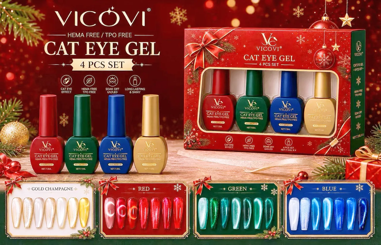 GEL POLISH: Vicovi Xmas Cat Eye